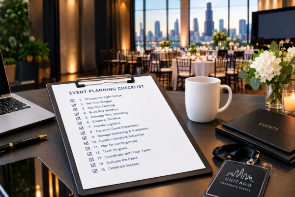 Corporate Event Planning Chicago 15-Step Checklist